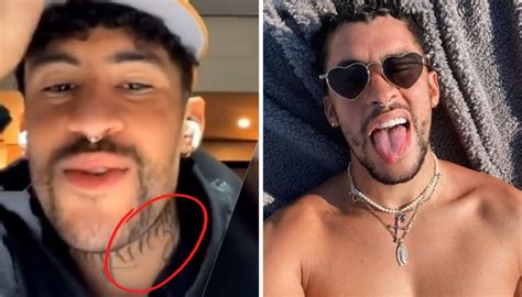 diseos tatuajes de bad bunny|Analizando los NUEVOS TATTOOS de BAD BUNNY